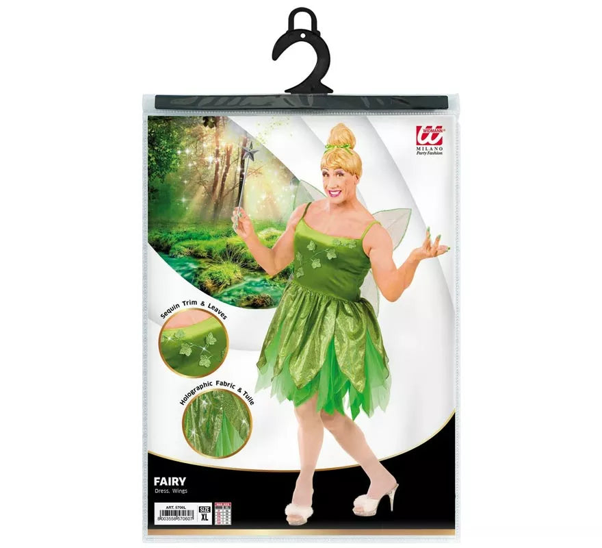 Translation missing: pt-PT.Disfraz de Hada verde de cuento para hombre