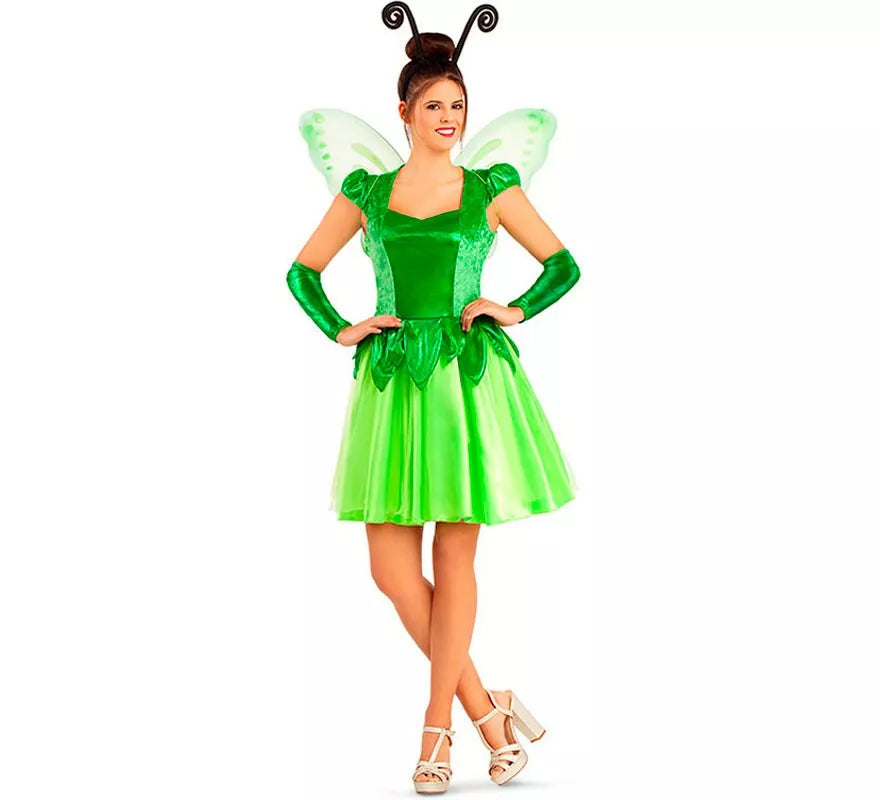Translation missing: pt-PT.Disfraz de Hada Verde para mujer