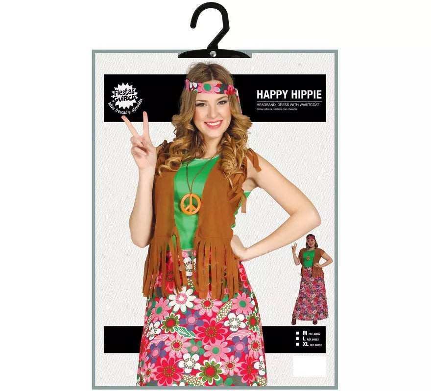 Translation missing: pt-PT.Disfraz de Happy Hippie para Mujer