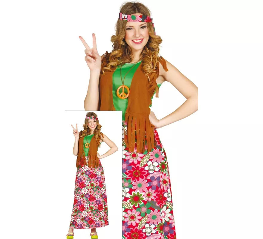 Translation missing: pt-PT.Disfraz de Happy Hippie para Mujer