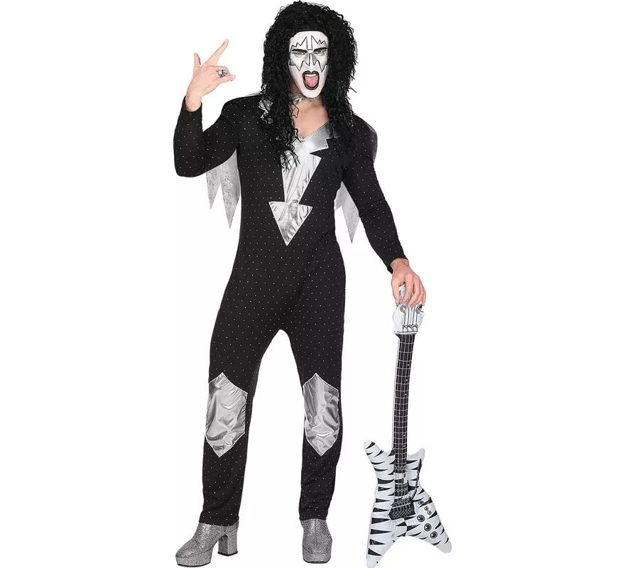 Translation missing: pt-PT.Disfraz de Heavy Metal Estrella de Rock famosa para hombre