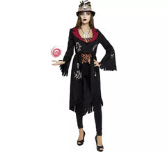 Fato Feiticeira Xamã Voodoo para Mulher