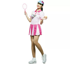 Fato de jogadora de tênis Hello Kitty para mulher