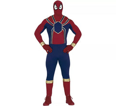 Fato de herói da aranha vermelha para homem