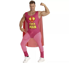Fato de herói Fuckman para homem