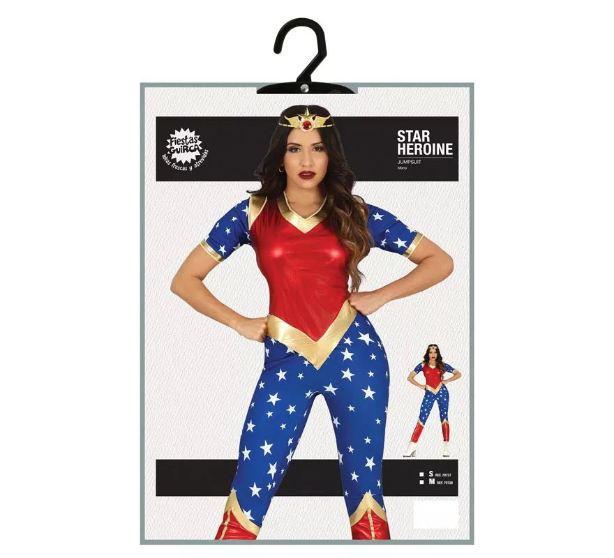 Translation missing: pt-PT.Disfraz de Heroína Estrellada para mujer