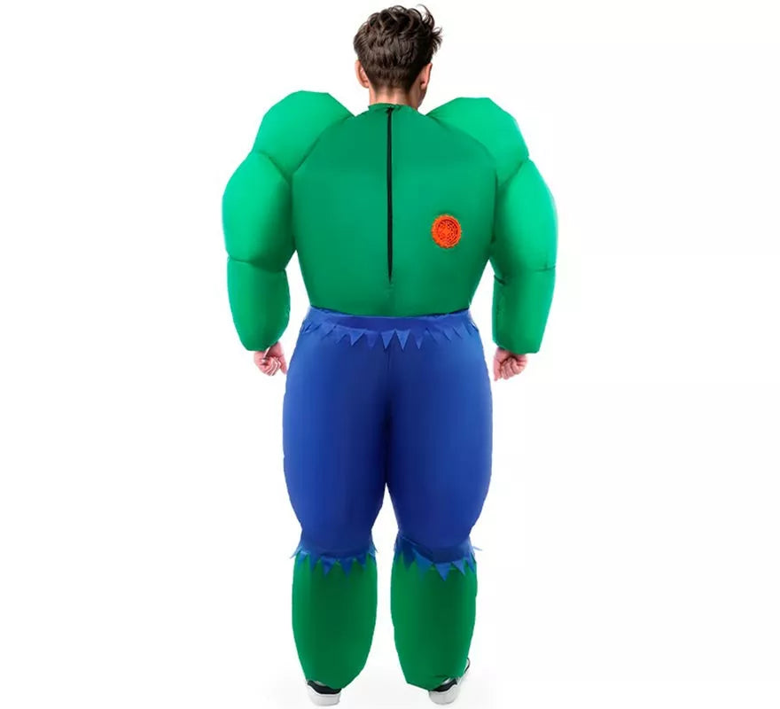 Translation missing: pt-PT.Disfraz de Hinchable Gigante Verde para adulto