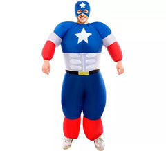 Fato de Star American Hero insuflável para adulto