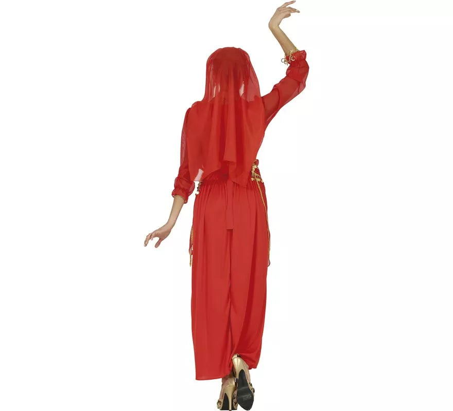Translation missing: pt-PT.Disfraz de Hindú Rojo para mujer