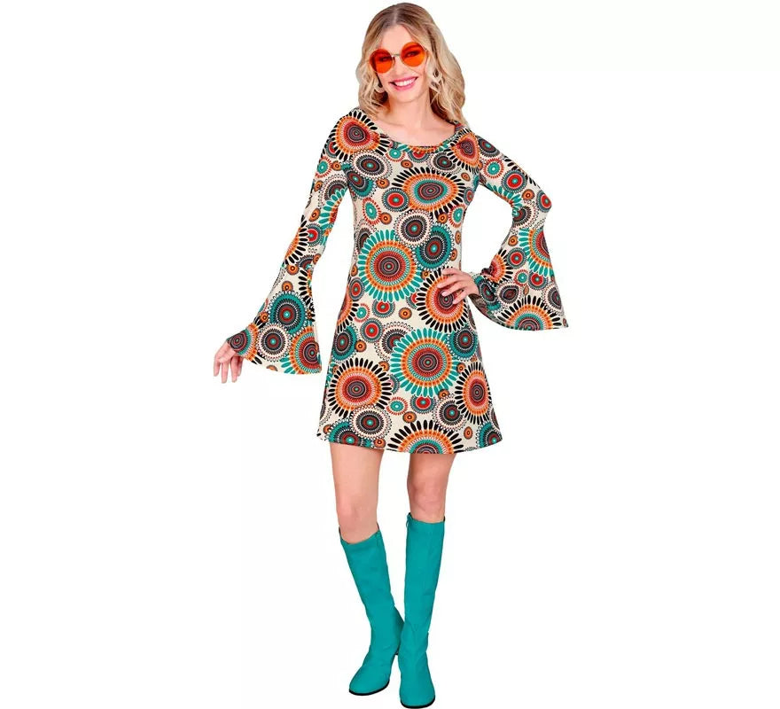 Translation missing: pt-PT.Disfraz de Hippie años 60 Vintage para mujer