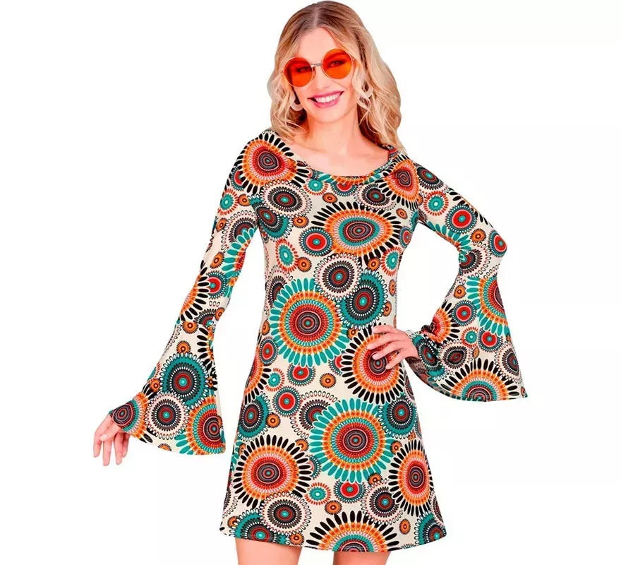 Translation missing: pt-PT.Disfraz de Hippie años 60 Vintage para mujer