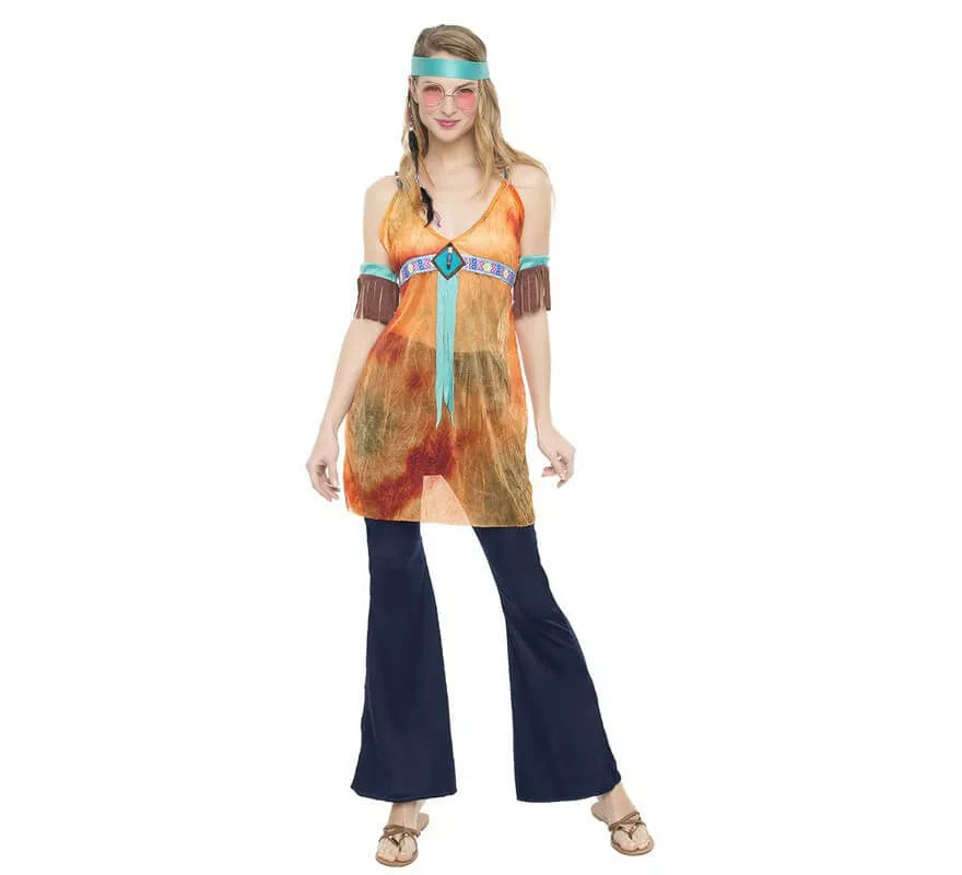 Translation missing: pt-PT.Disfraz de Hippie California para mujer