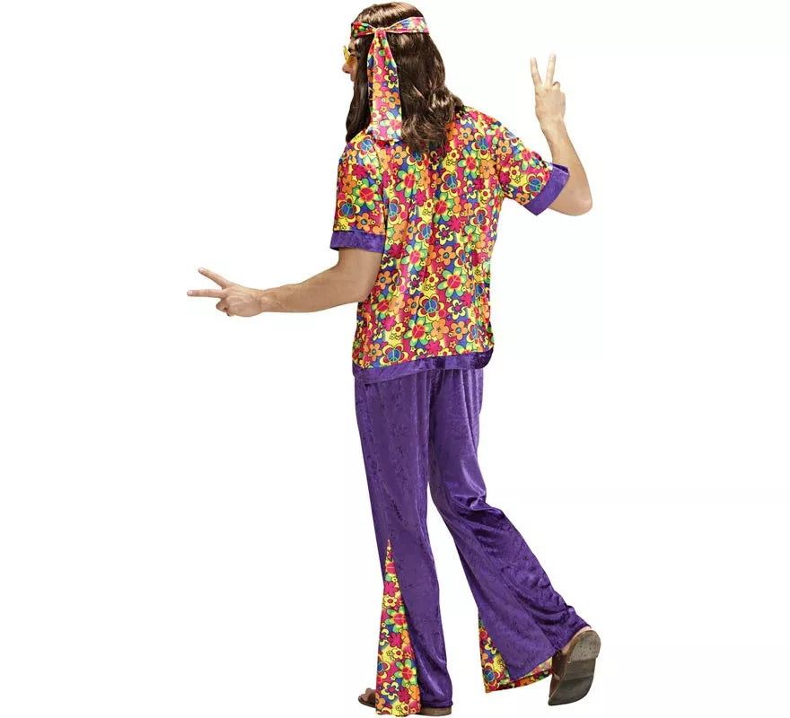 Translation missing: pt-PT.Disfraz de Hippie Campana de terciopelo para hombre