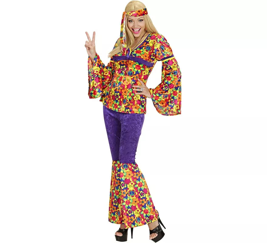 Translation missing: pt-PT.Disfraz de Hippie Campana de terciopelo para mujer