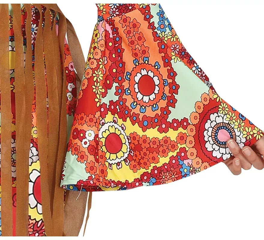 Translation missing: pt-PT.Disfraz de Hippie con vestido corto para mujer