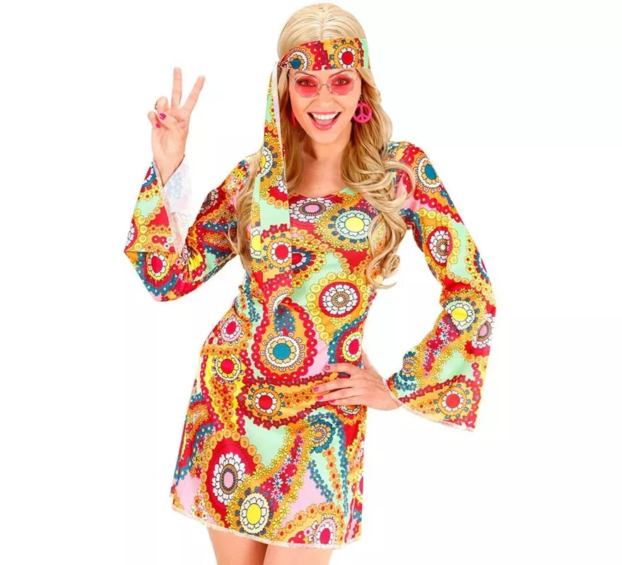 Translation missing: pt-PT.Disfraz de Hippie coqueta para mujer
