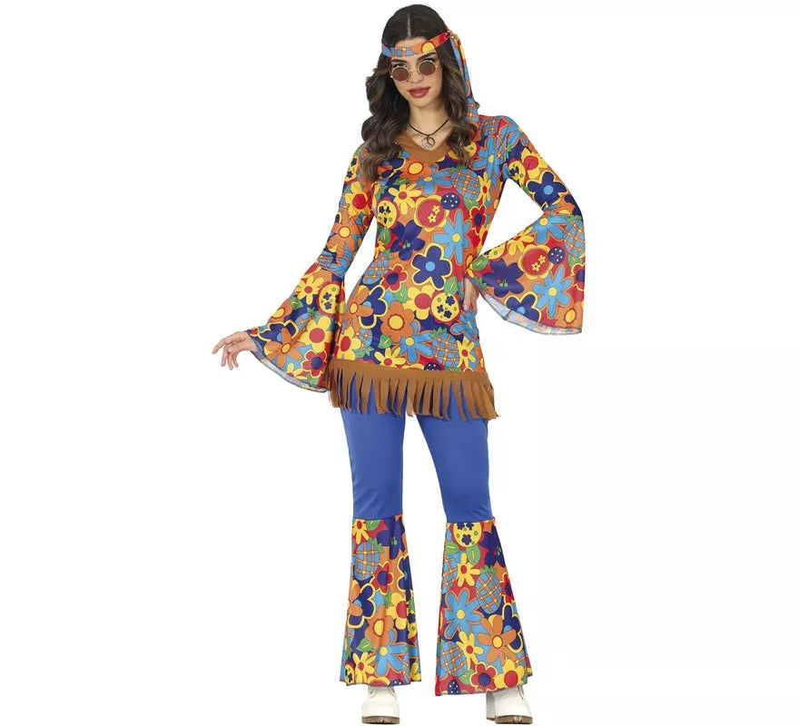 Translation missing: pt-PT.Disfraz de Hippie Flower para mujer