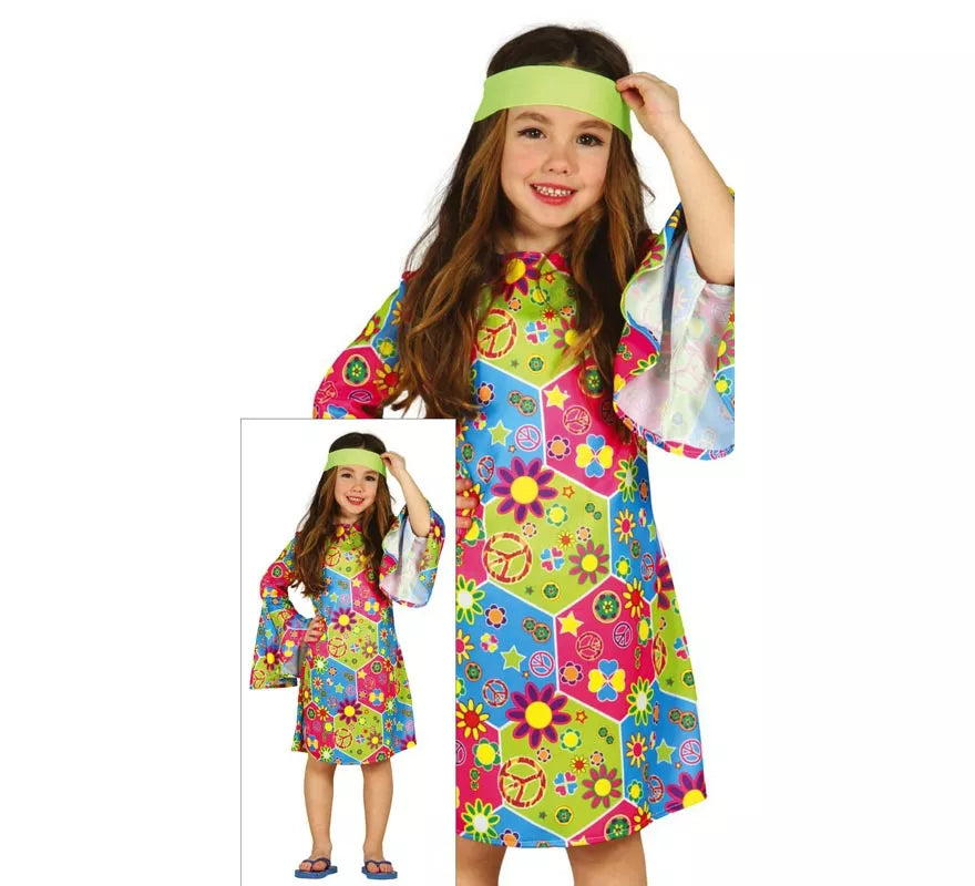 Translation missing: pt-PT.Disfraz de Hippie Girl para niña
