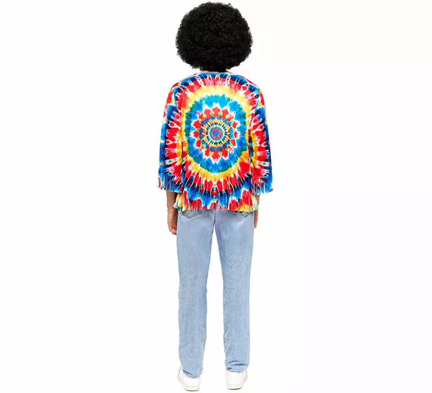 Translation missing: pt-PT.Disfraz de Hippie multicolor para hombre