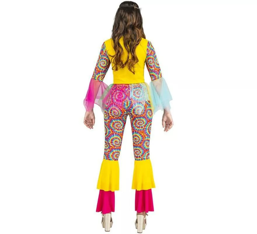 Translation missing: pt-PT.Disfraz de Hippie Multicolor para mujer