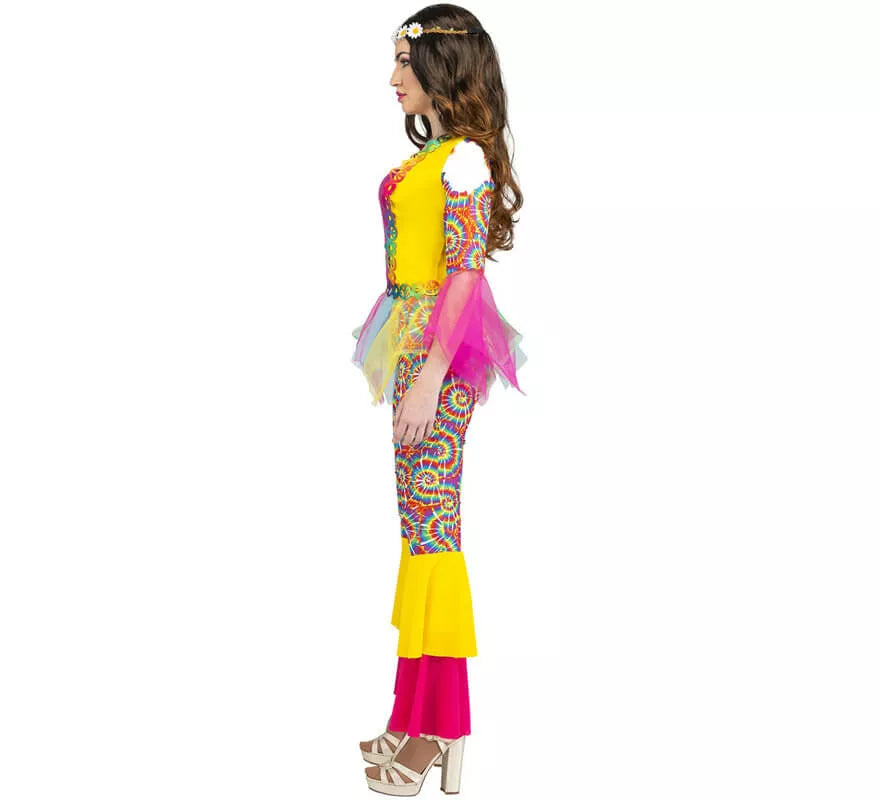 Translation missing: pt-PT.Disfraz de Hippie Multicolor para mujer