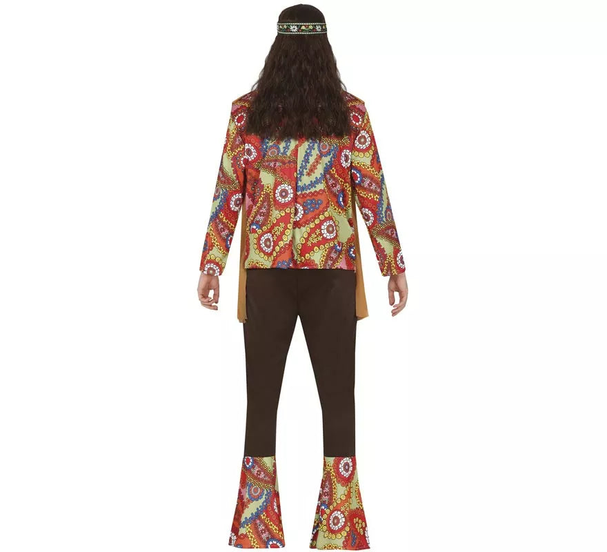 Translation missing: pt-PT.Disfraz de Hippie Paz y Amor para hombre