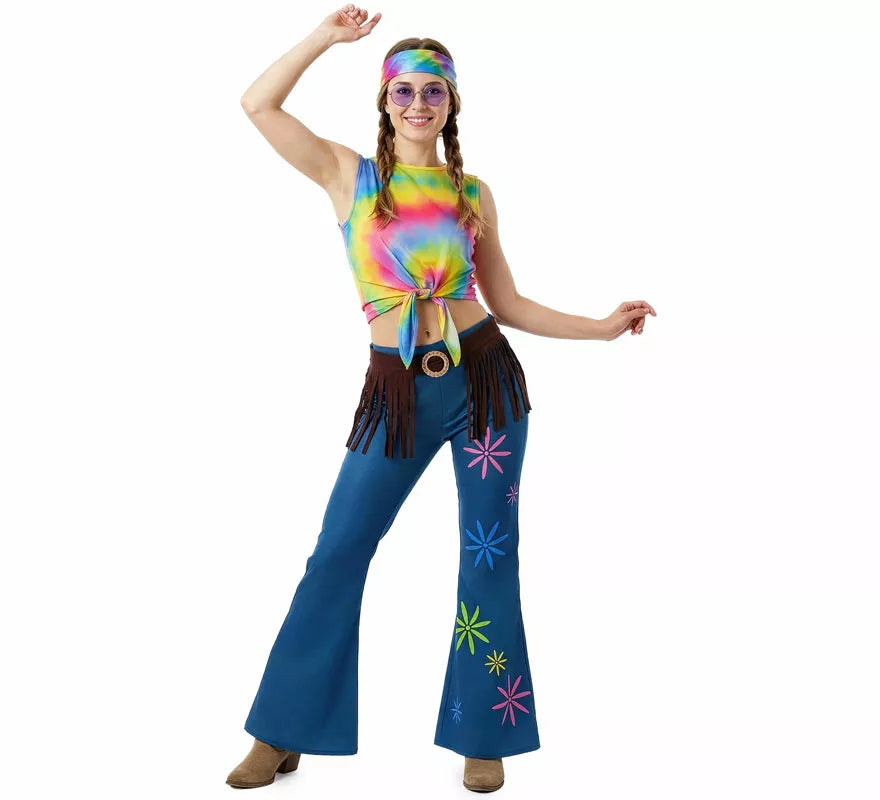 Translation missing: pt-PT.Disfraz de Hippie Psicodélica para mujer