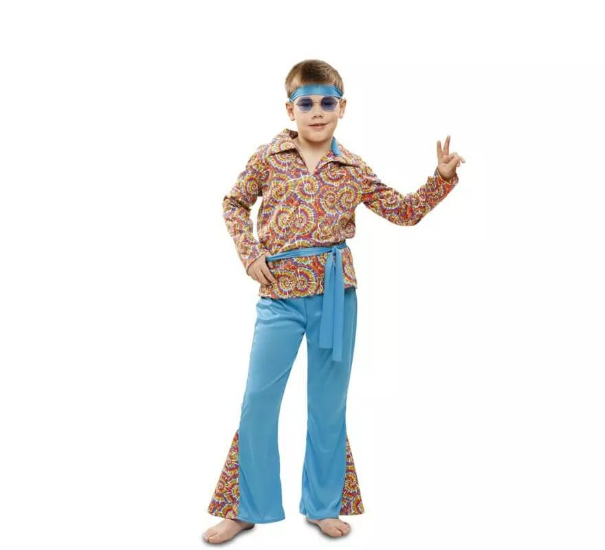 Translation missing: pt-PT.Disfraz de Hippie Psicodélico para niño