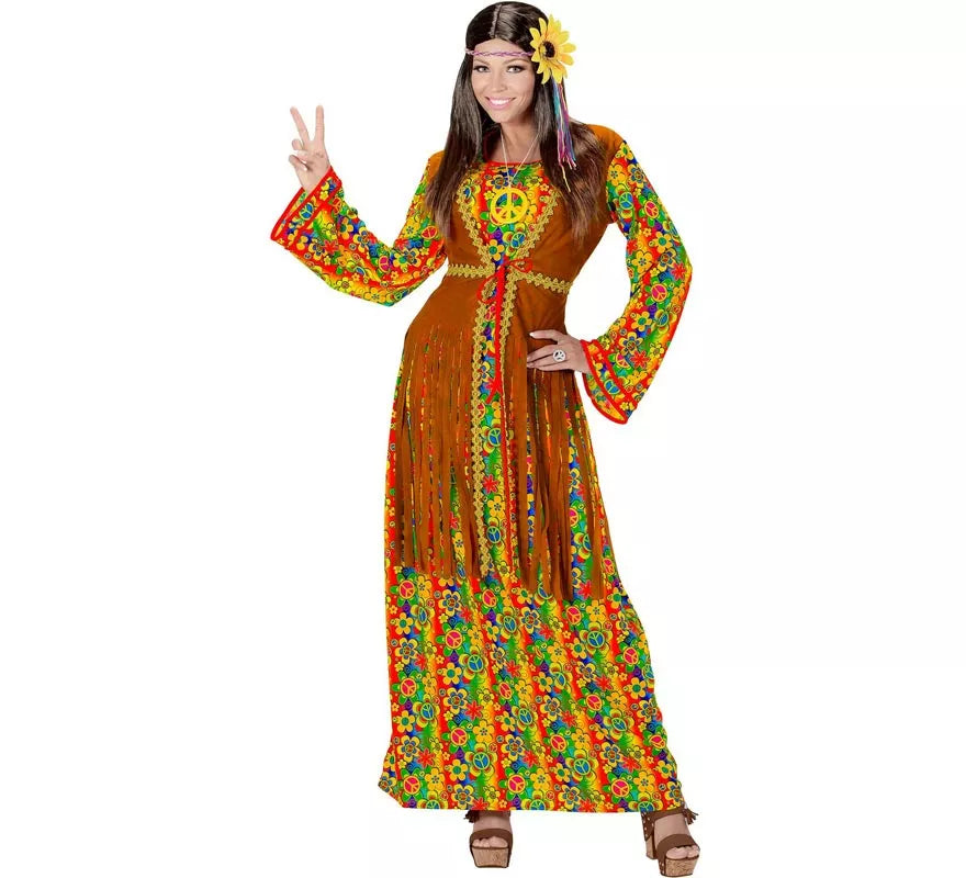 Translation missing: pt-PT.Disfraz de Hippie Símbolo de Paz para mujer