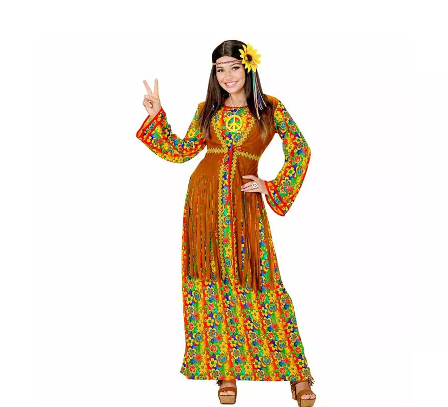 Translation missing: pt-PT.Disfraz de Hippie Símbolo de Paz para mujer
