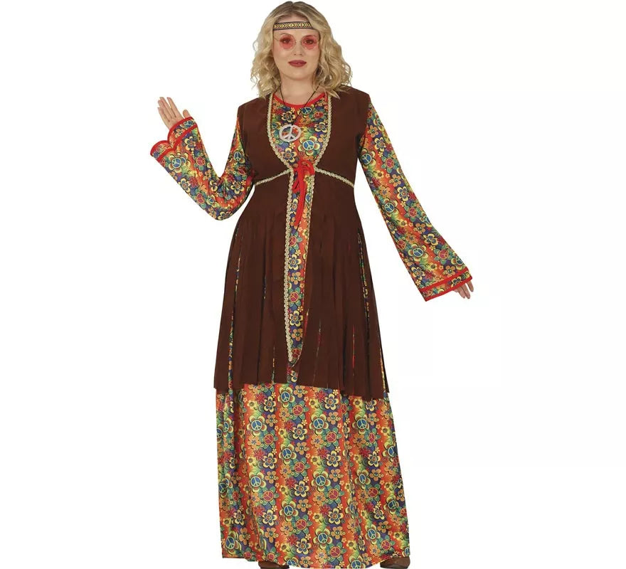 Translation missing: pt-PT.Disfraz de Hippie vestido largo para mujer