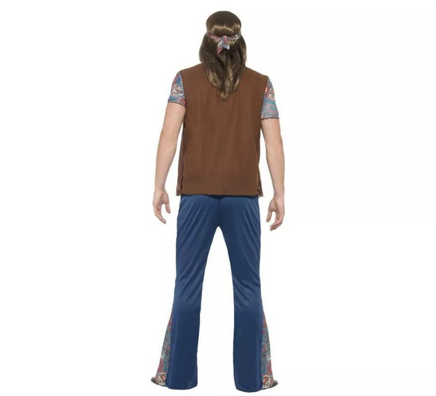 Translation missing: pt-PT.Disfraz de Hippy Multicolor para hombre