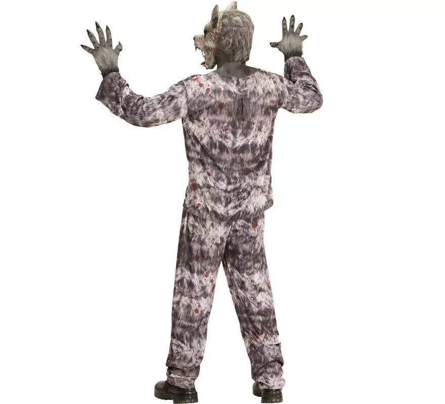 Translation missing: pt-PT.Disfraz de Hombre Lobo con máscara para hombre
