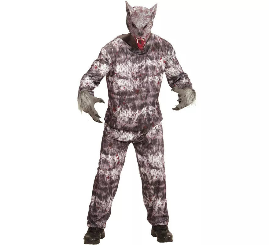 Translation missing: pt-PT.Disfraz de Hombre Lobo con máscara para hombre