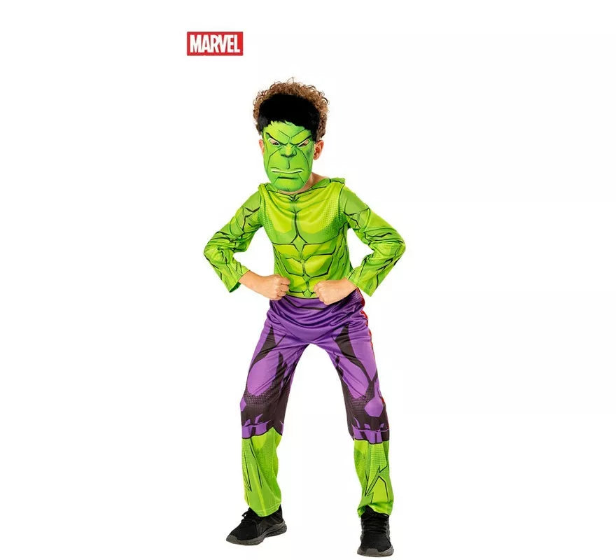 Translation missing: pt-PT.Disfraz de Hulk Green Col para niño