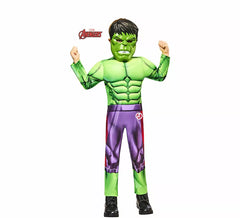 Fato do Hulk Musculoso para meninos