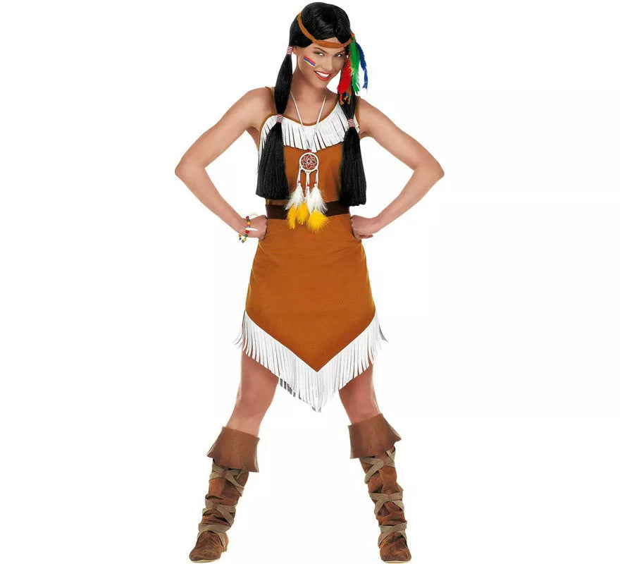 Translation missing: pt-PT.Disfraz de India Comanche con Vestido para mujer