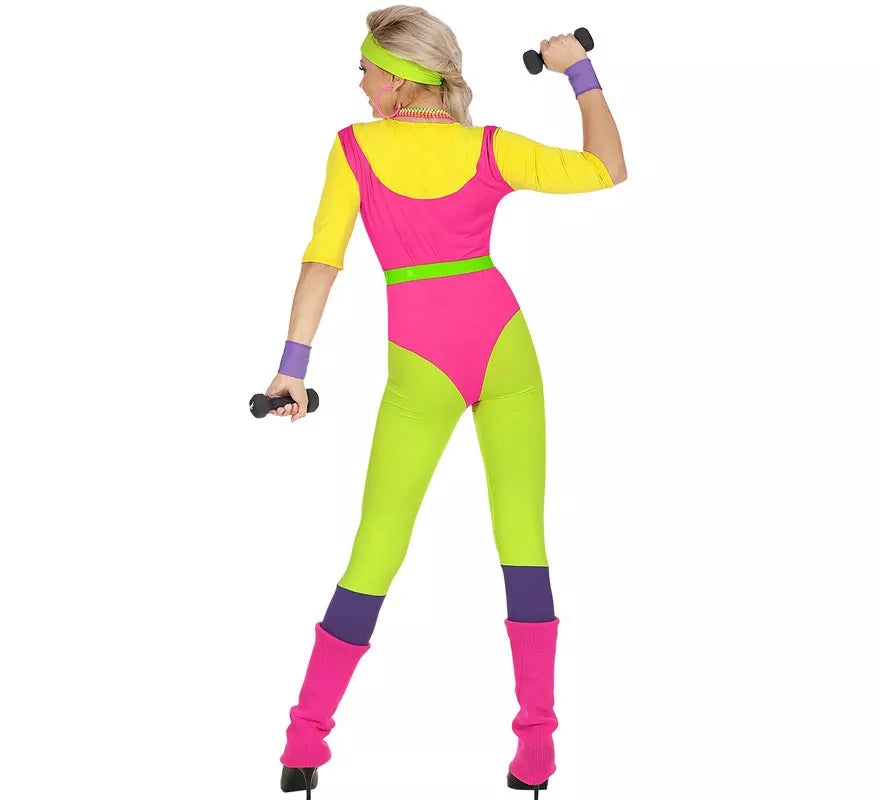 Translation missing: pt-PT.Disfraz de Instructora de Aerobics Años 80 para mujer