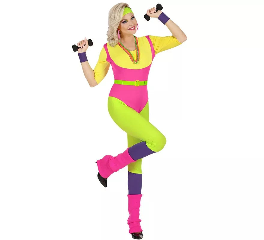 Translation missing: pt-PT.Disfraz de Instructora de Aerobics Años 80 para mujer