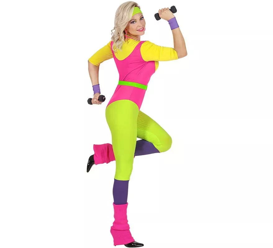 Translation missing: pt-PT.Disfraz de Instructora de Aerobics Años 80 para mujer