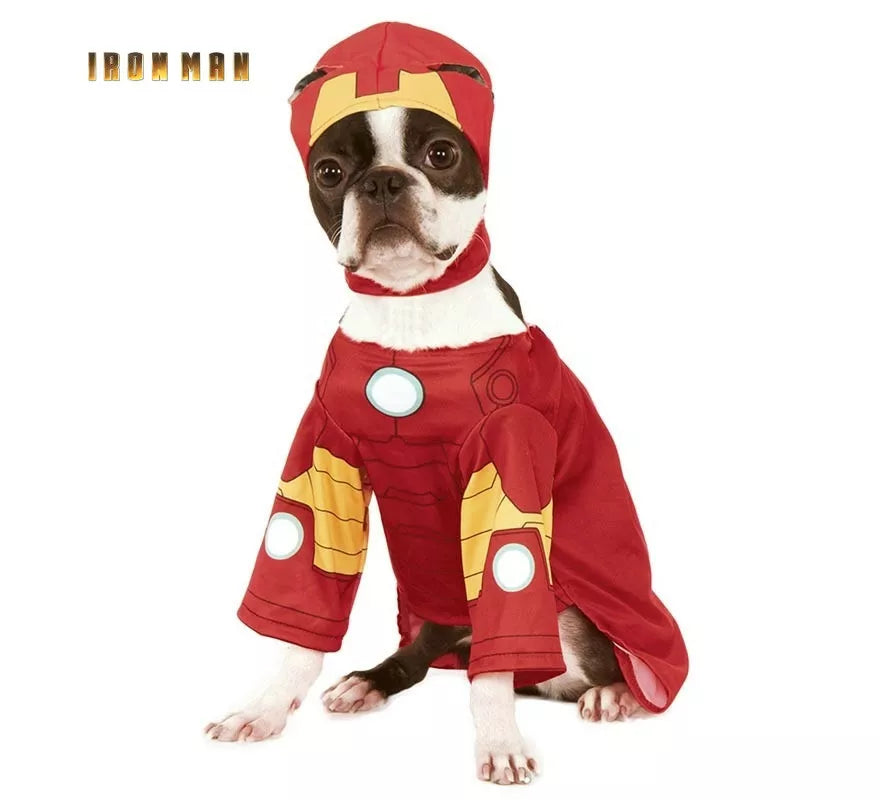 Translation missing: pt-PT.Disfraz de Iron Man con gorro para perro