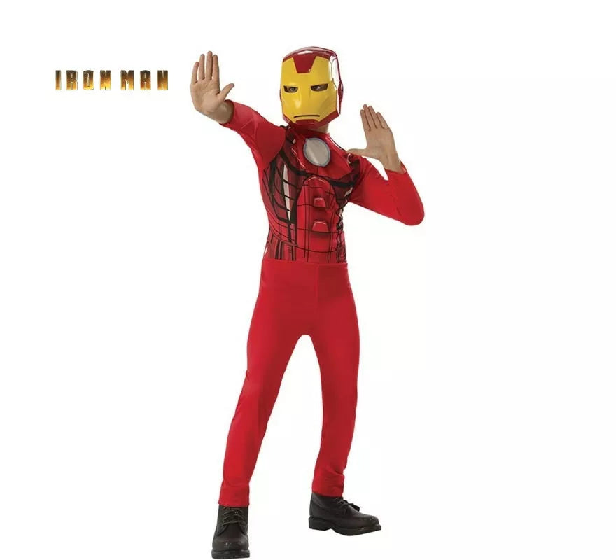 Translation missing: pt-PT.Disfraz de Iron Man Opp con máscara en caja para niño