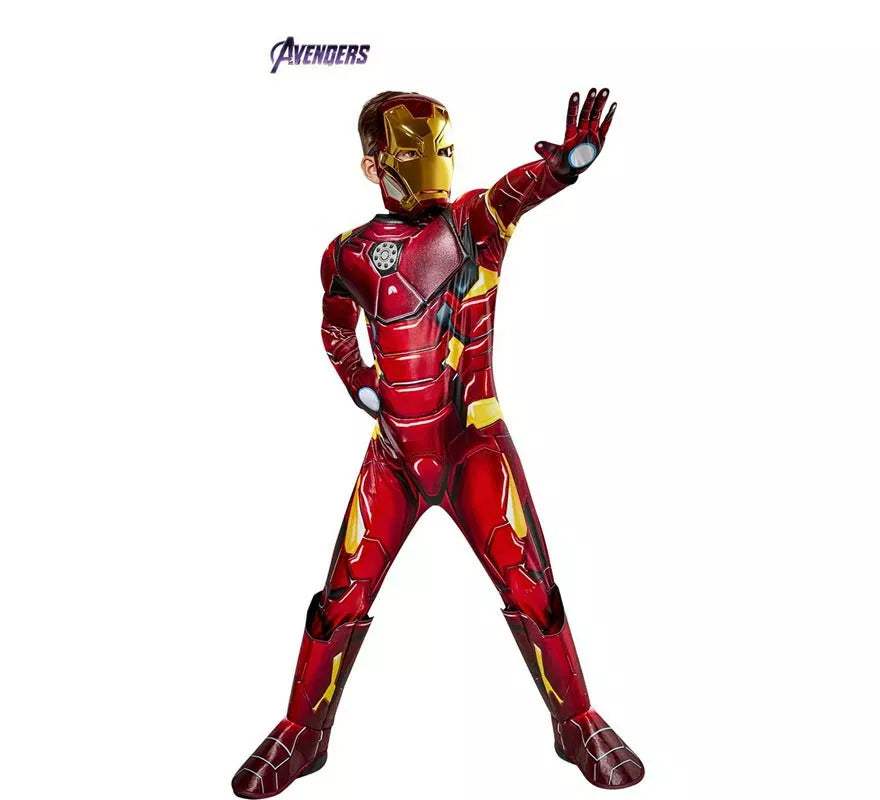 Translation missing: pt-PT.Disfraz de Iron Man Premium rojo para niño