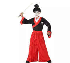 Fato de espadachim japonês para menino