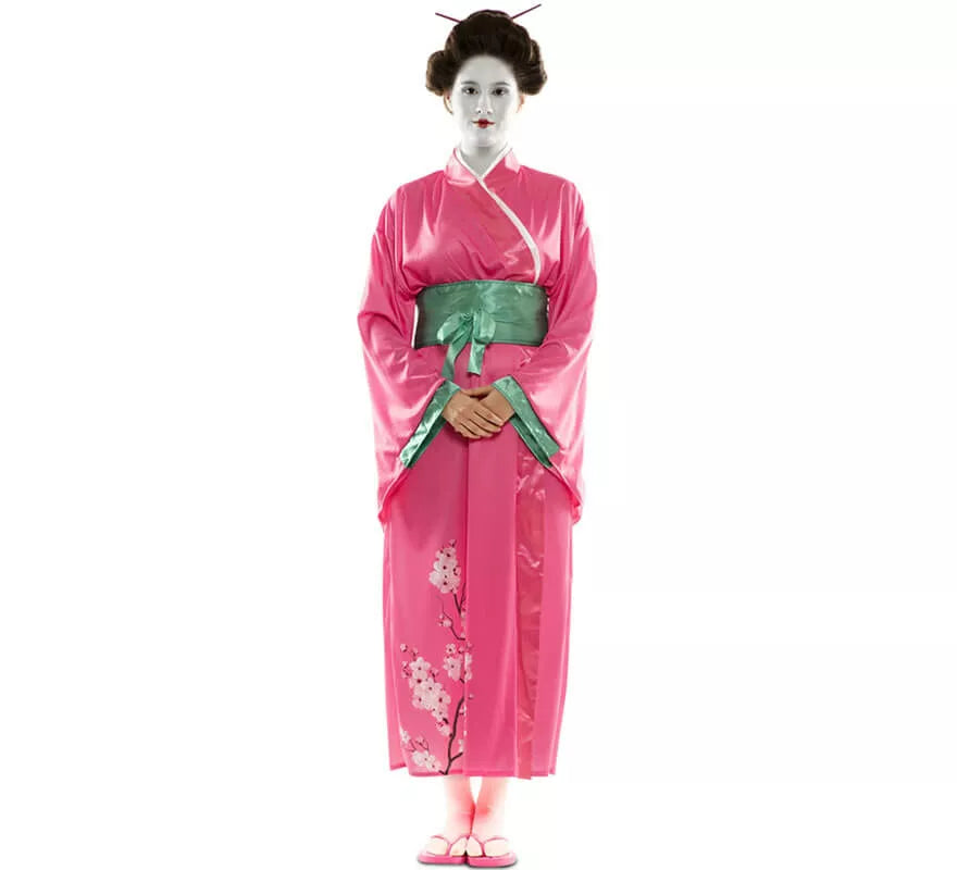 Translation missing: pt-PT.Disfraz de Japonesa Rosa para mujer