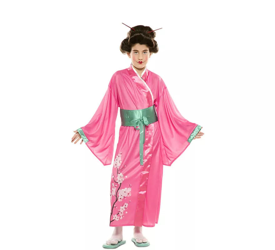 Translation missing: pt-PT.Disfraz de Japonesa Rosa para niña