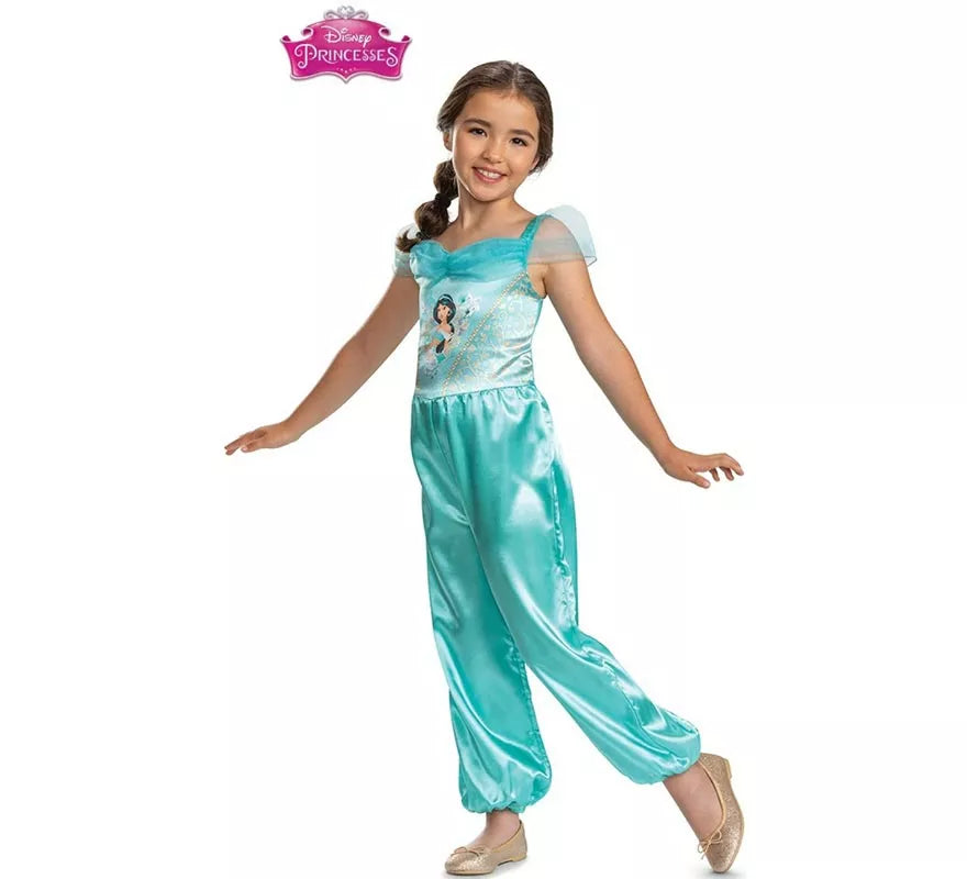 Translation missing: pt-PT.Disfraz de Jasmin traje azul clásico para niña