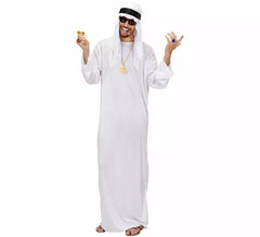 Traje de xeque árabe para homens