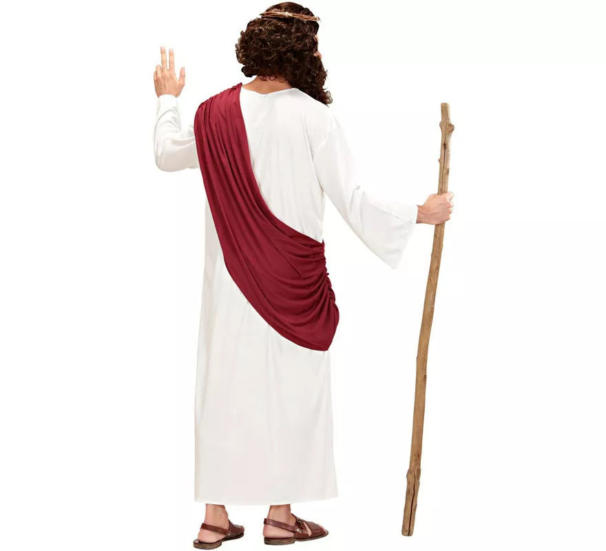Translation missing: pt-PT.Disfraz de Jesús El Mesías o Profeta con bastón para hombre