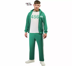 Fato de Jogador 456 do Squid Game para Homens